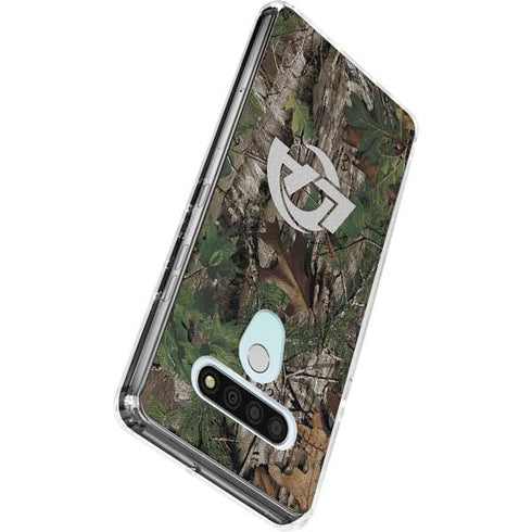 NFL Los Angeles Rams Realtree Xtra Green Camo LG Stylo 6 Clear Case