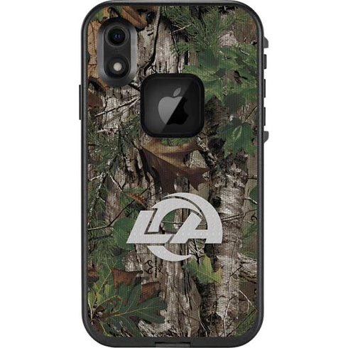 NFL Los Angeles Rams Realtree Xtra Green Camo LifeProof Fre iPhone Skin