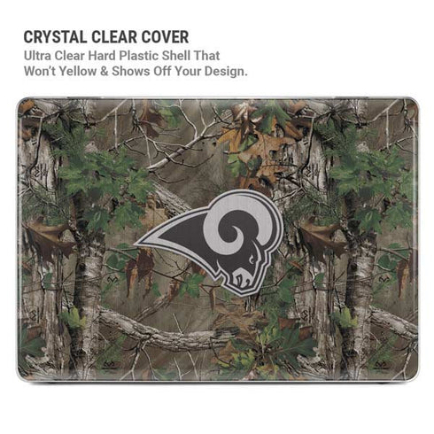 NFL Los Angeles Rams Realtree Xtra Green Camo MacBook Air 13in M1 (2021) Case plus Skin