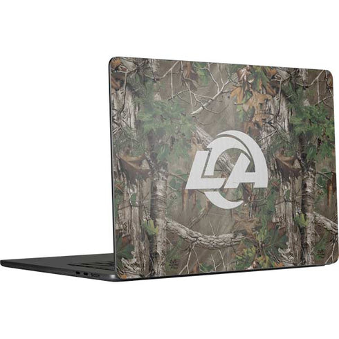 NFL Los Angeles Rams Realtree Xtra Green Camo MacBook Air 15 in (2023) Skin