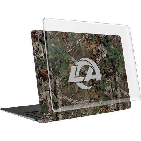 NFL Los Angeles Rams Realtree Xtra Green Camo MacBook Air 15in (2023-2025) Case plus Skin