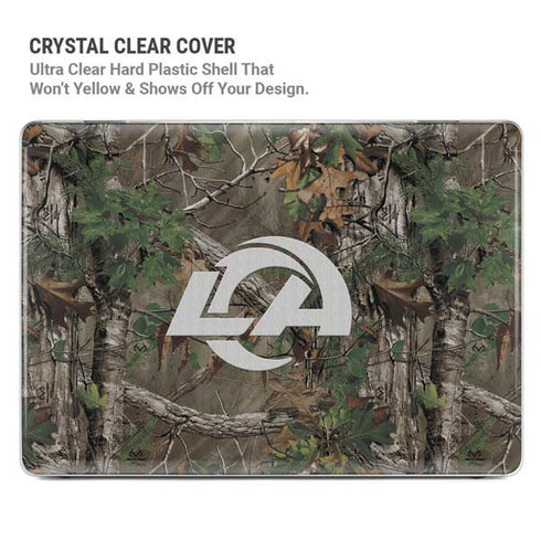 NFL Los Angeles Rams Realtree Xtra Green Camo MacBook Pro 16in (2019-20) Case plus Skin