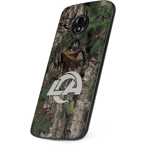 NFL Los Angeles Rams Realtree Xtra Green Camo Moto E5 Play Skin