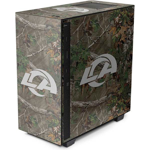 NFL Los Angeles Rams Realtree Xtra Green Camo NZXT H510 Compact ATX Mid-Tower Case Skin