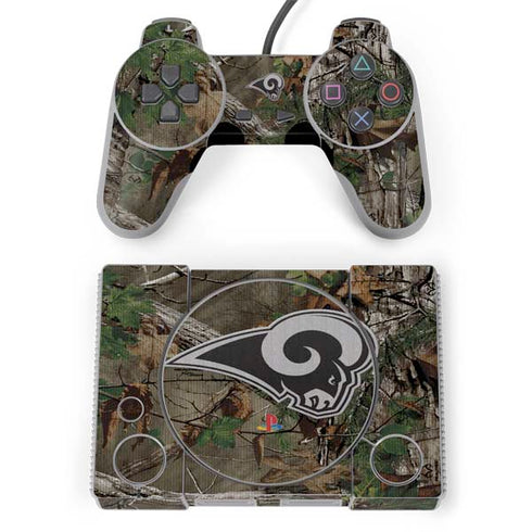 NFL Los Angeles Rams Realtree Xtra Green Camo PlayStation Classic Bundle Skin