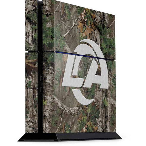 NFL Los Angeles Rams Realtree Xtra Green Camo PS4 Console Skin