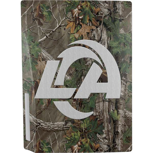 NFL Los Angeles Rams Realtree Xtra Green Camo PS5 Bundle Skin