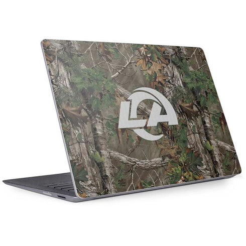 NFL Los Angeles Rams Realtree Xtra Green Camo Surface Laptop 2 Skin