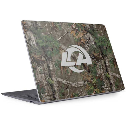 NFL Los Angeles Rams Realtree Xtra Green Camo Surface Laptop 3 13.5in Skin