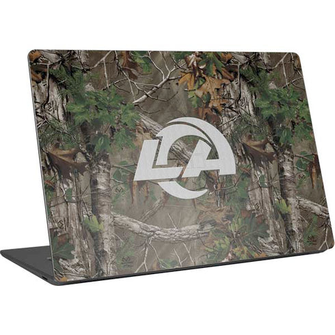 NFL Los Angeles Rams Realtree Xtra Green Camo Surface Laptop 4 15in Skin