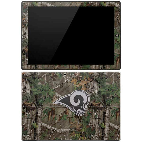 NFL Los Angeles Rams Realtree Xtra Green Camo Surface Pro 3 Skin