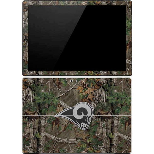 NFL Los Angeles Rams Realtree Xtra Green Camo Surface Pro 4 Skin