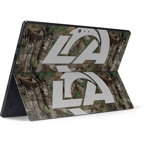 NFL Los Angeles Rams Realtree Xtra Green Camo Surface Pro 6 Skin