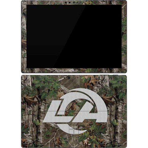 NFL Los Angeles Rams Realtree Xtra Green Camo Surface Pro 7 Skin