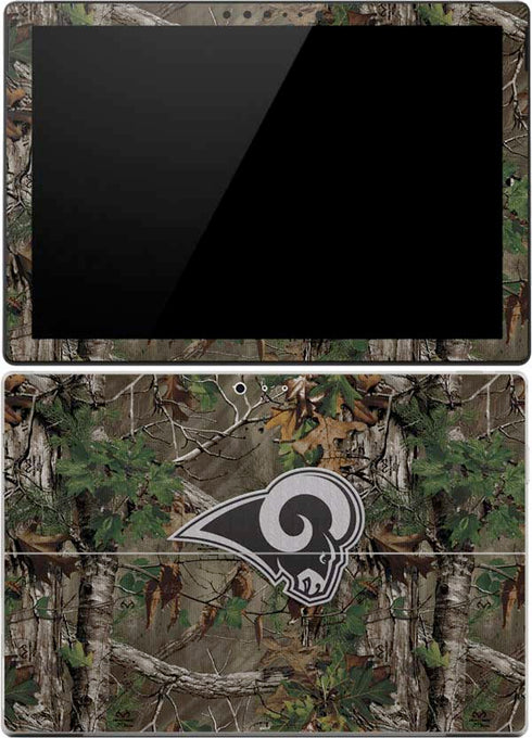 NFL Los Angeles Rams Realtree Xtra Green Camo Surface Pro (2017) Skin