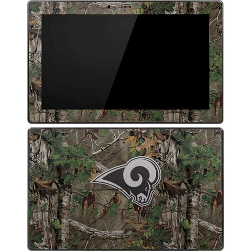 NFL Los Angeles Rams Realtree Xtra Green Camo Surface Pro Tablet Skin
