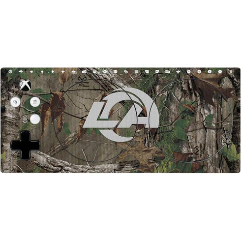 NFL Los Angeles Rams Realtree Xtra Green Camo Xbox Adaptive Controller Skin