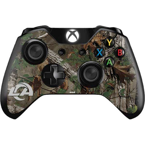 NFL Los Angeles Rams Realtree Xtra Green Camo Xbox One Controller Skin