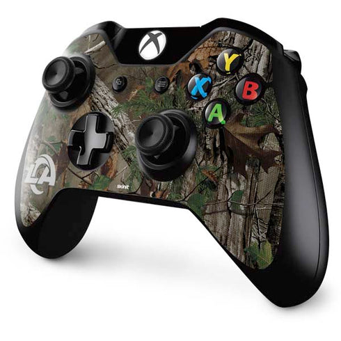 NFL Los Angeles Rams Realtree Xtra Green Camo Xbox One Controller Skin