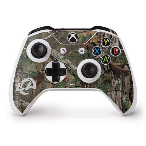 NFL Los Angeles Rams Realtree Xtra Green Camo Xbox One S Controller Skin