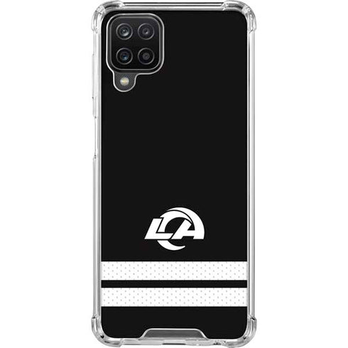 NFL Los Angeles Rams Shutout Galaxy A12 Clear Case