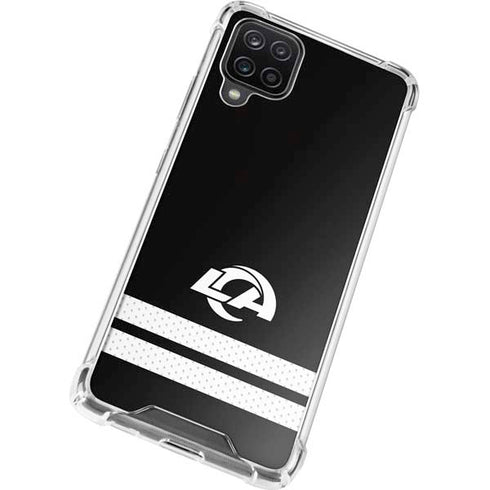 NFL Los Angeles Rams Shutout Galaxy A12 Clear Case