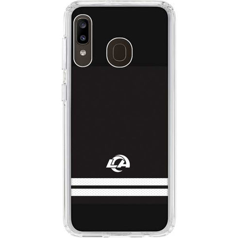 NFL Los Angeles Rams Shutout Galaxy A20 Clear Case