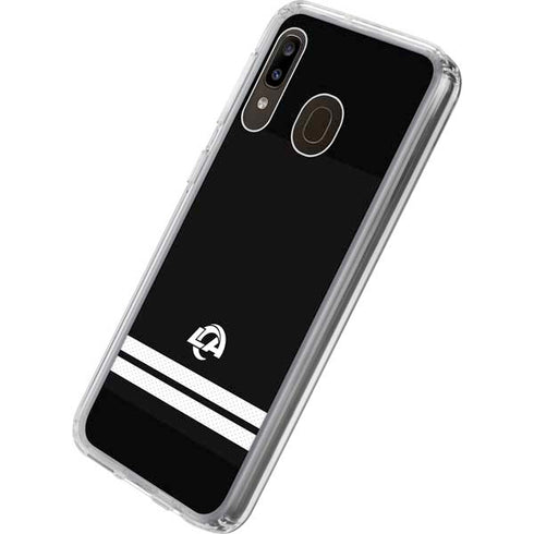 NFL Los Angeles Rams Shutout Galaxy A20 Clear Case