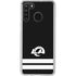 NFL Los Angeles Rams Shutout Galaxy A21 Clear Case