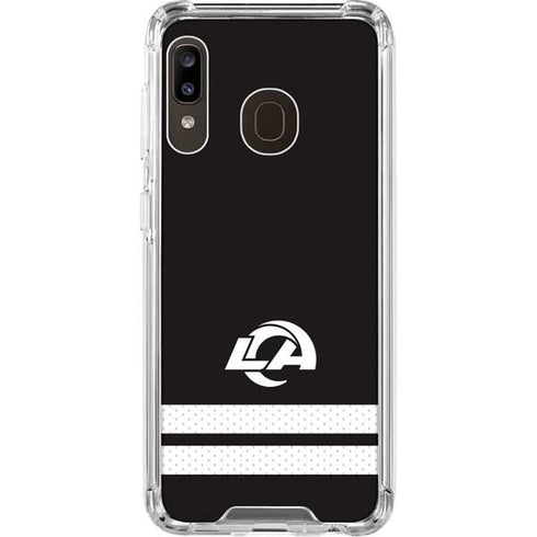 NFL Los Angeles Rams Shutout Galaxy A30 Clear Case