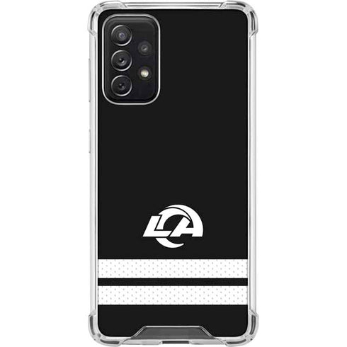 NFL Los Angeles Rams Shutout Galaxy A72 5G Clear Case