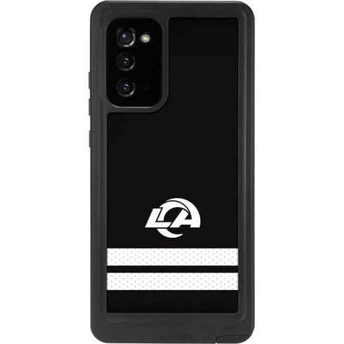 NFL Los Angeles Rams Shutout Galaxy Note20 5G Waterproof Case