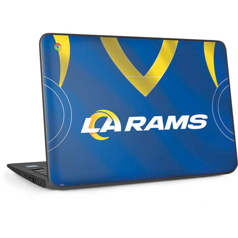 NFL Los Angeles Rams Team Jersey HP Chromebook Skin