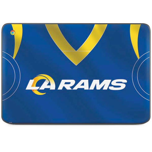 NFL Los Angeles Rams Team Jersey HP Chromebook Skin