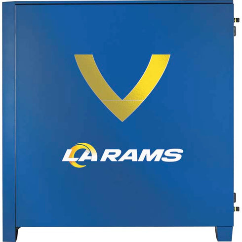 NFL Los Angeles Rams Team Jersey Corsair 4000D Tempered Glass Mid-Tower ATX Case Skin