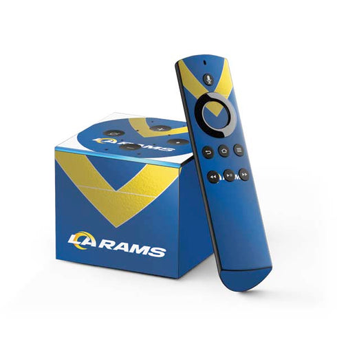 NFL Los Angeles Rams Team Jersey Fire TV Cube Skin