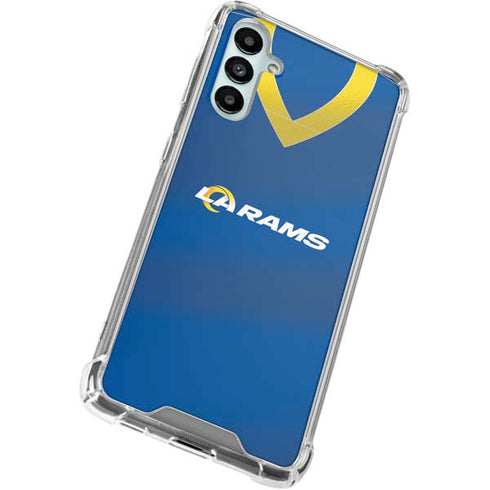 NFL Los Angeles Rams Team Jersey Galaxy A15 5G Clear Case