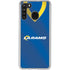 NFL Los Angeles Rams Team Jersey Galaxy A21 Clear Case
