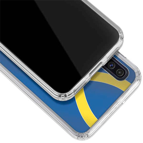 NFL Los Angeles Rams Team Jersey Galaxy A50 Clear Case