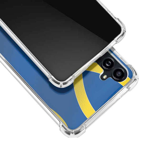 NFL Los Angeles Rams Team Jersey Galaxy A54 5G Clear Case