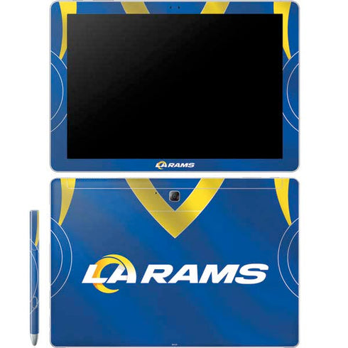 NFL Los Angeles Rams Team Jersey Galaxy Book 12in Skin