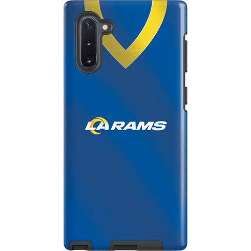 NFL Los Angeles Rams Team Jersey Galaxy Note 10 Pro Case