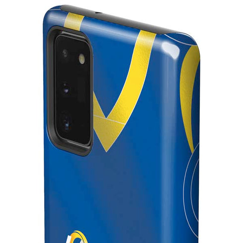 NFL Los Angeles Rams Team Jersey Galaxy Note20 5G Pro Case