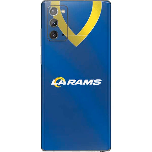 NFL Los Angeles Rams Team Jersey Galaxy Note20 5G Skin