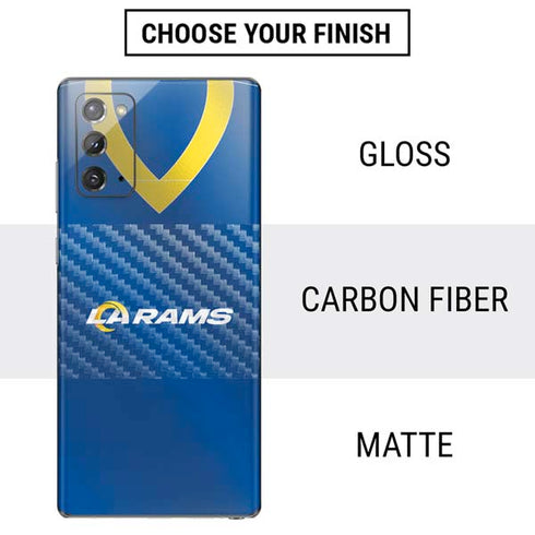 NFL Los Angeles Rams Team Jersey Galaxy Note20 5G Skin