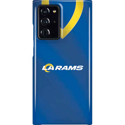 NFL Los Angeles Rams Team Jersey Galaxy Note20 Ultra 5G Lite Case