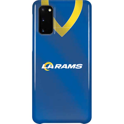 NFL Los Angeles Rams Team Jersey Galaxy S20 Lite Case