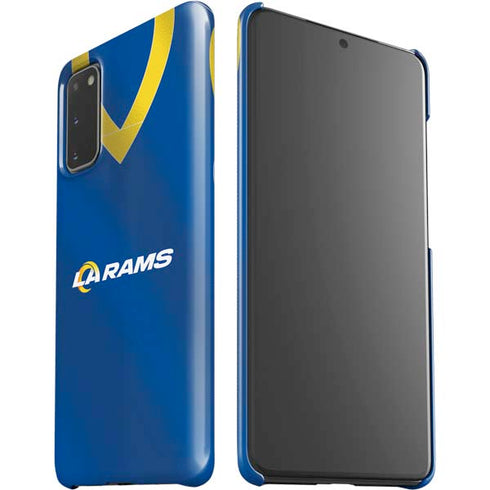 NFL Los Angeles Rams Team Jersey Galaxy S20 Lite Case