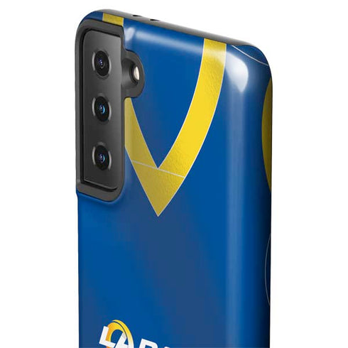NFL Los Angeles Rams Team Jersey Galaxy S21 FE Pro Case