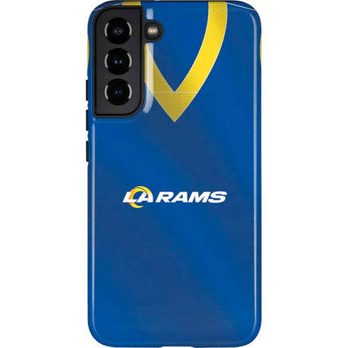 NFL Los Angeles Rams Team Jersey Galaxy S22 Plus Pro Case